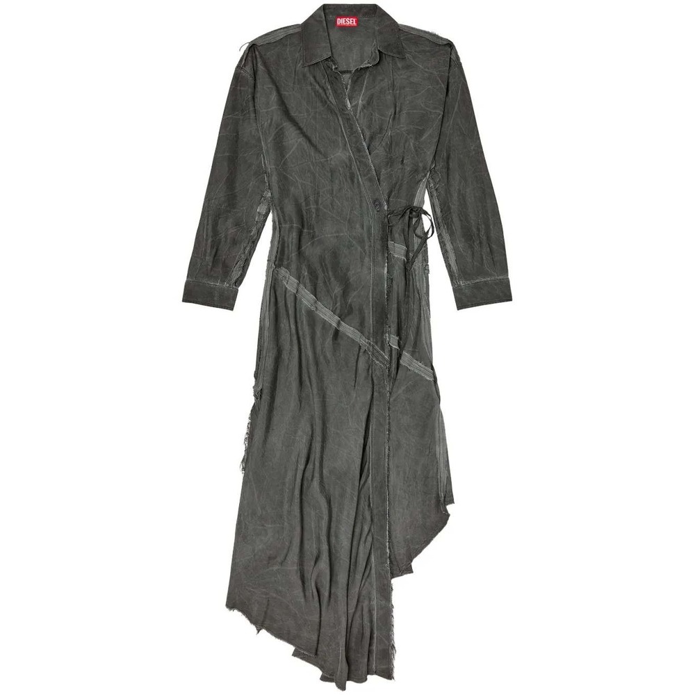 Diesel D-Raven-Q1 Maxi Wrap Dress